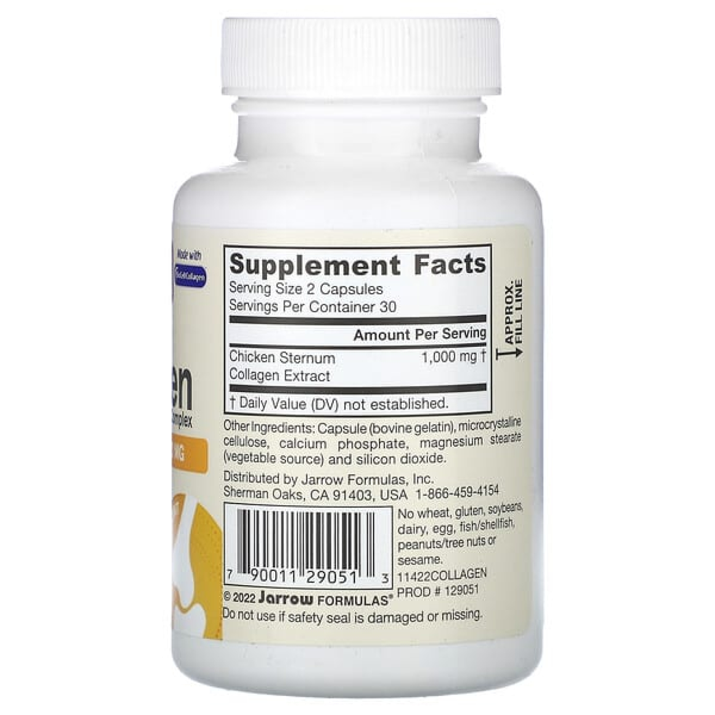 Jarrow Formulas, Комплекс коллагенов типа II, 60 капсул