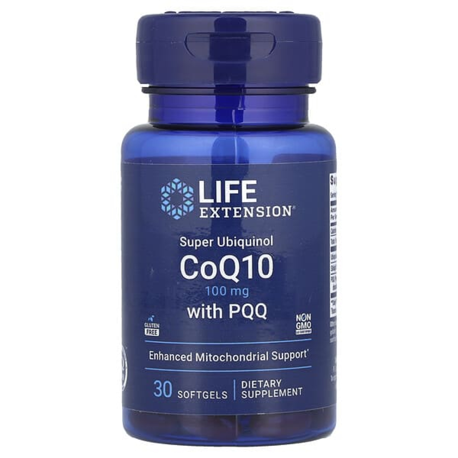 Life Extension, суперубихинол коэнзим Q10 с пирролохинолинхиноном (PQQ), 100 мг, 30 капсул
