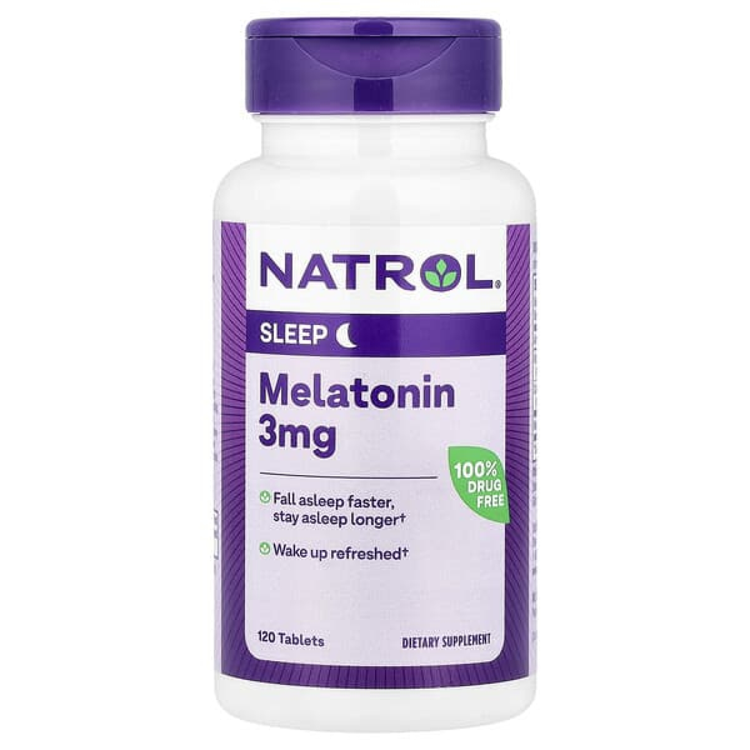 Natrol, Мелатонин, 3 мг, 120 таблеток
