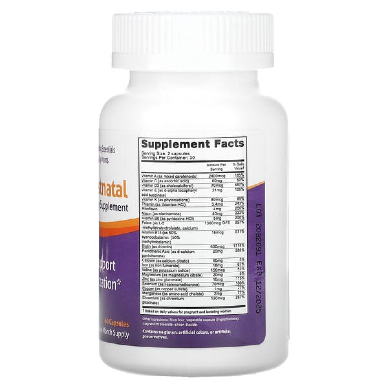 Fairhaven Health, Milkies, мультивитамины для кормящих женщин, 60 капсул