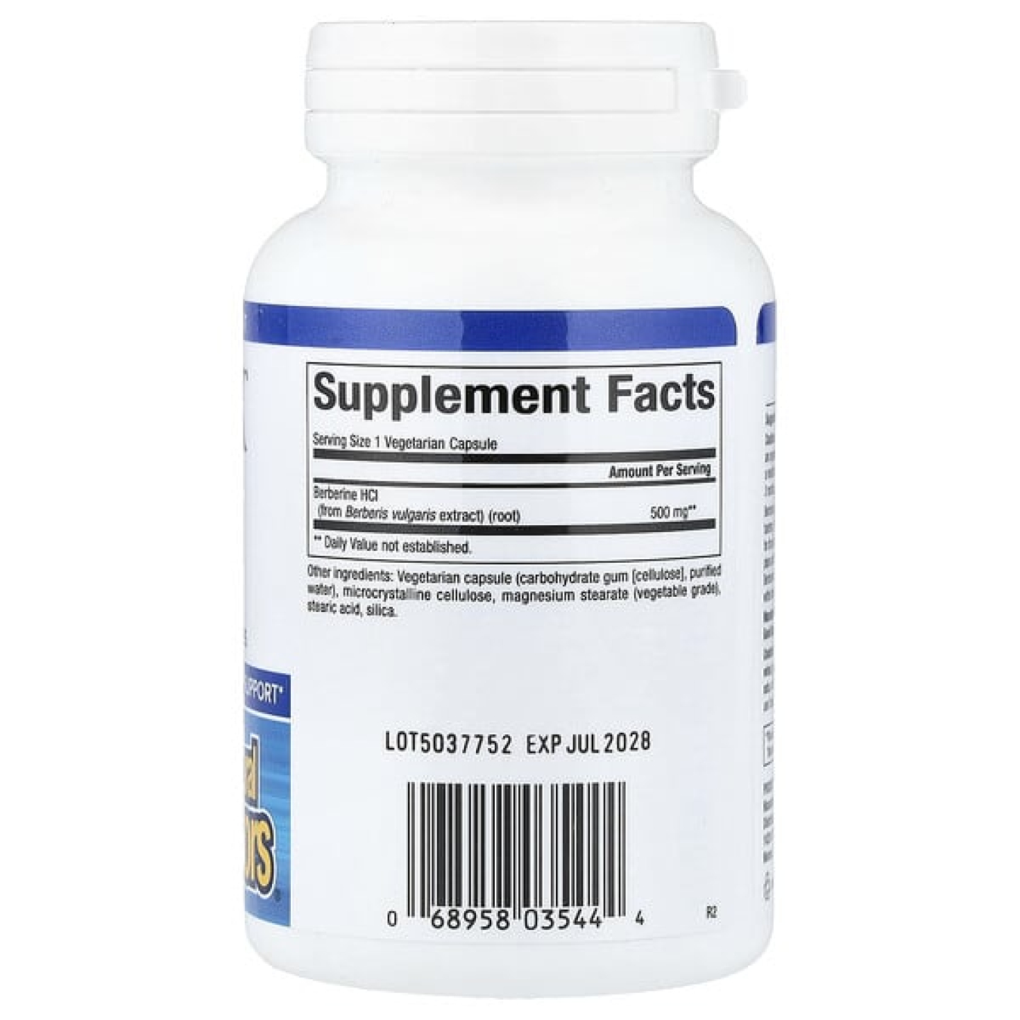 Natural Factors, WellBetX®, берберин, 500 мг, 60 вегетарианских капсул
