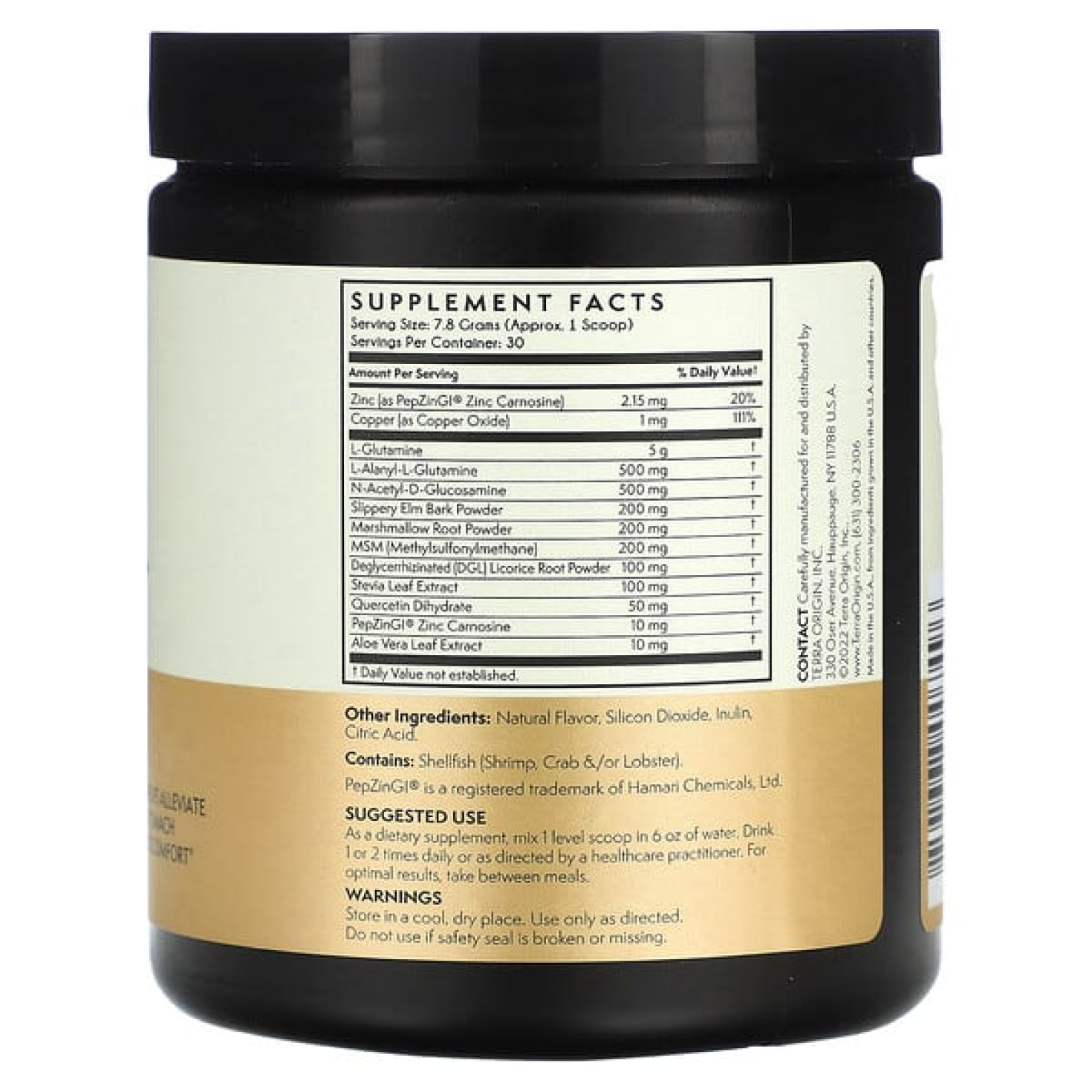 Terra Origin, Healthy Gut™, персик и банан, 234 г (8,25 унции)