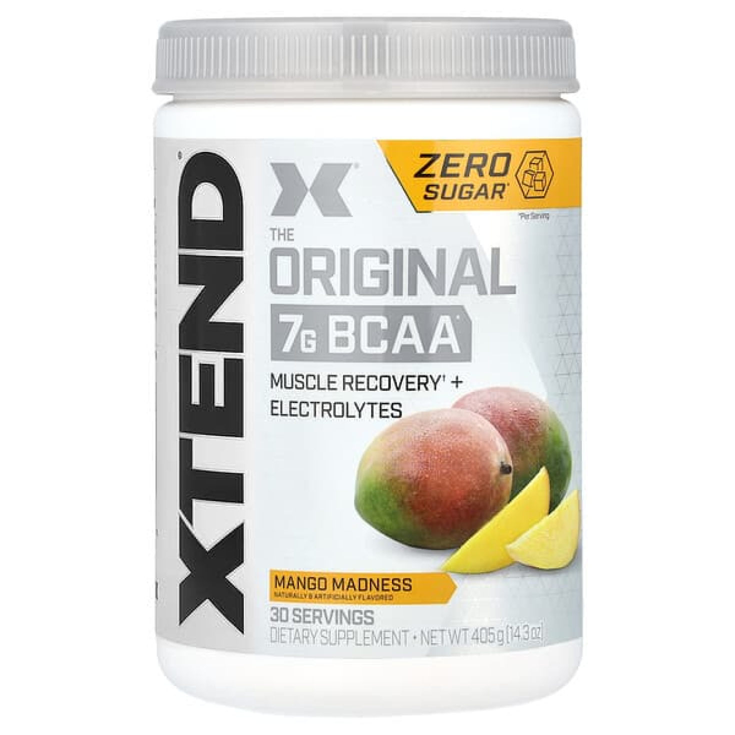 XTEND, The Original, 7 г аминокислот с разветвленной цепью (BCAA), со вкусом манго, 420 г (14,8 унции)