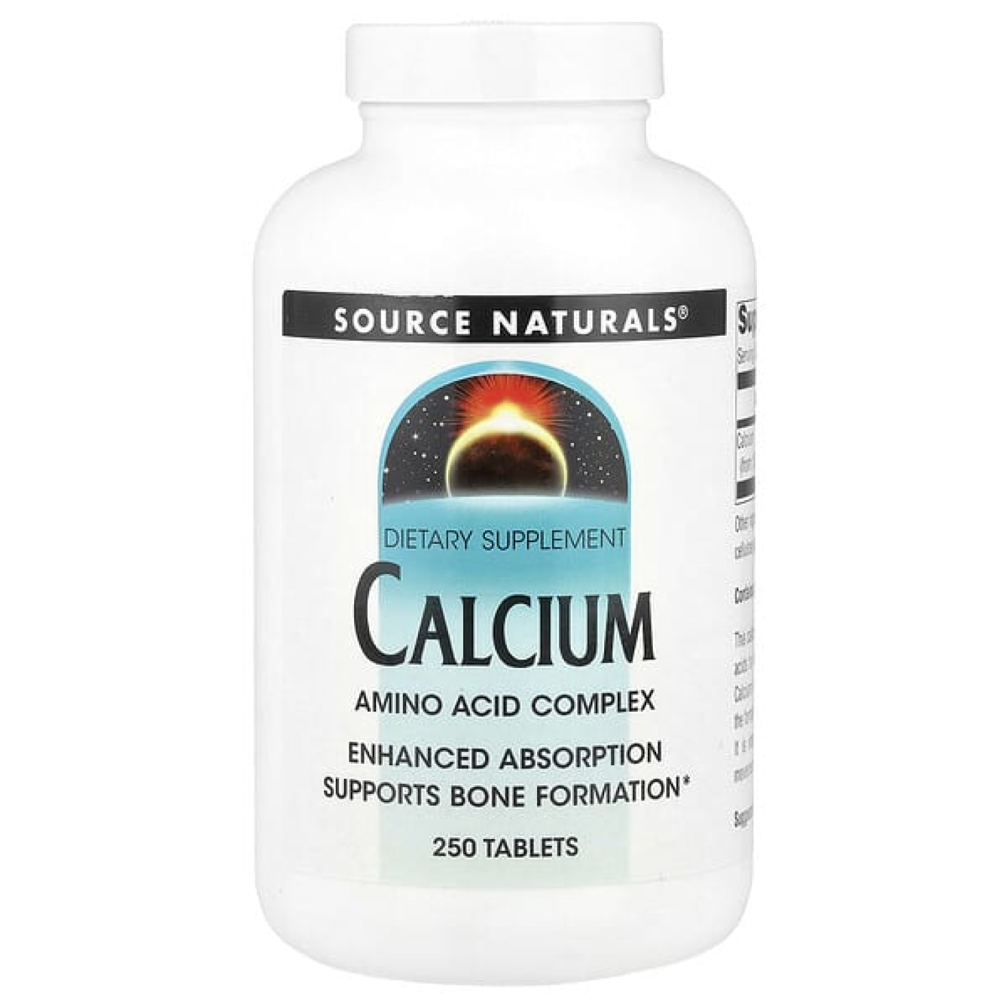 Source Naturals, кальций, 250 таблеток