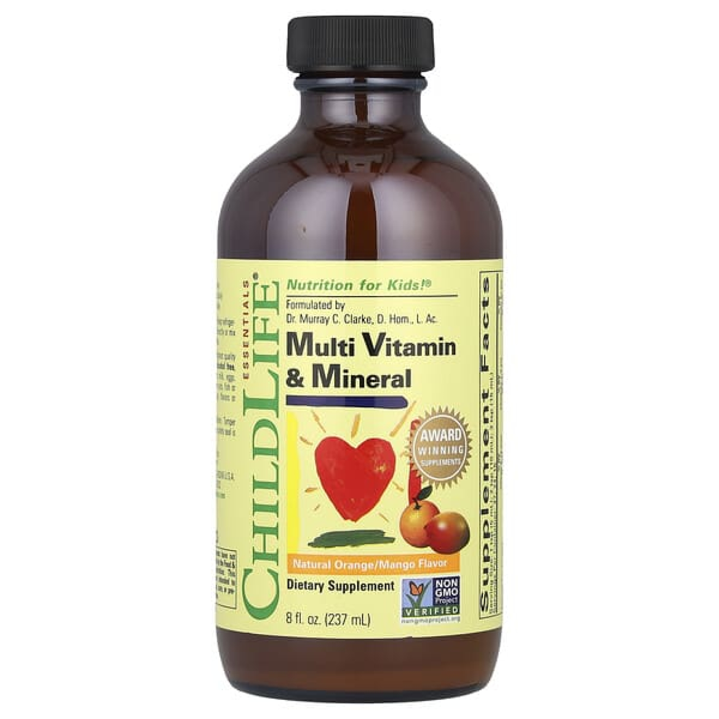 ChildLife Essentials, мультивитамины и минералы, натуральный вкус апельсина и манго, 237 мл (8 жидк. унций)