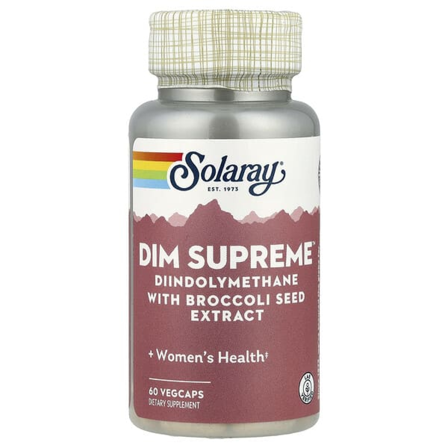 Solaray, DIM Supreme™, 60 капсул VegCap