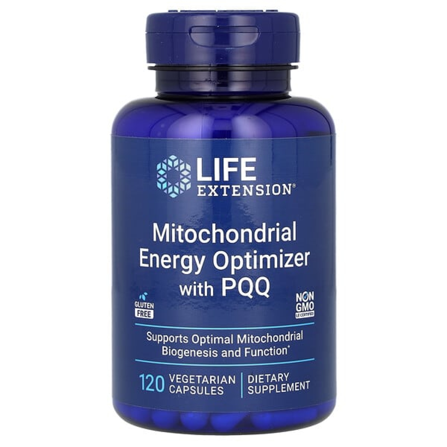Life Extension, средство для оптимизации энергии митохондрий с PQQ, 120 растительных капсул