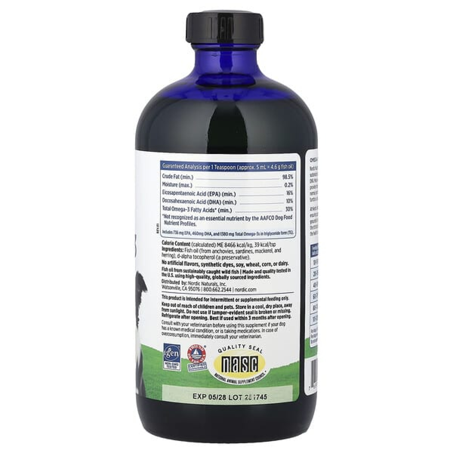 Nordic Naturals, Omega-3 Pet™, для собак, 473 мл (16 жидк. унций)